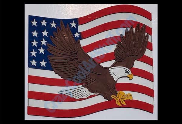 Eagle Flag - 3D